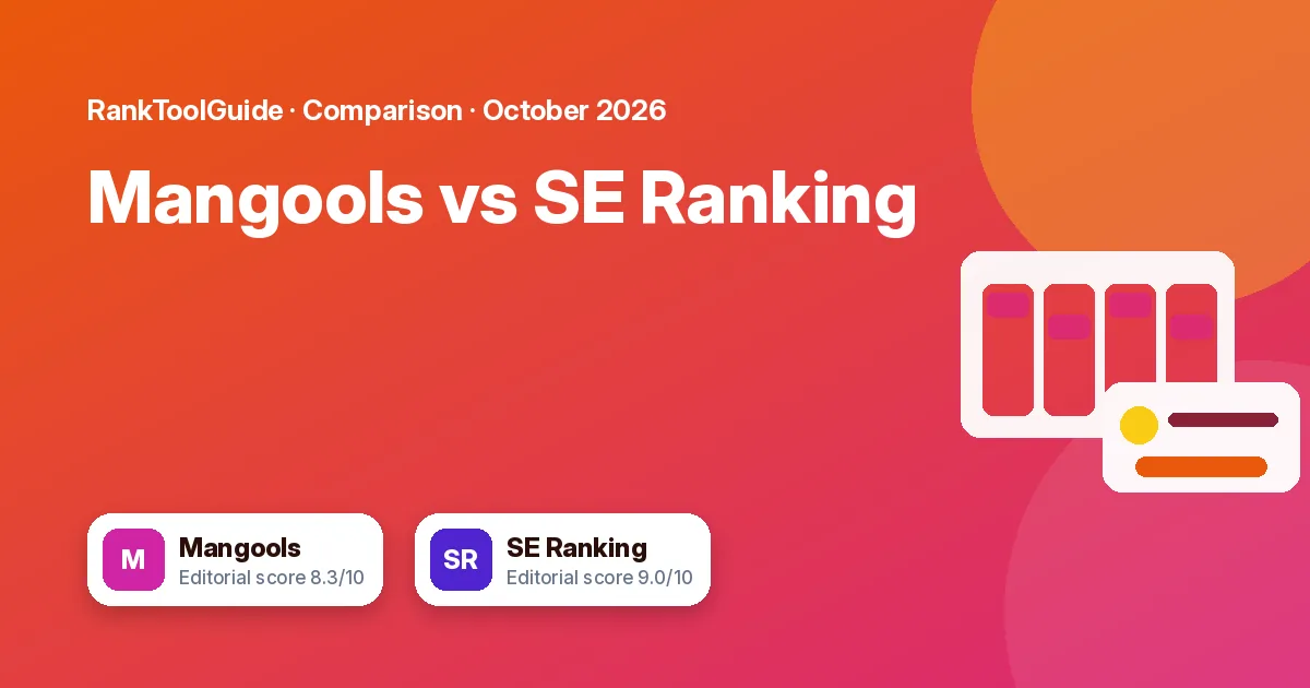 Mangools vs SE Ranking: the best budget SEO tool?: featured graphic