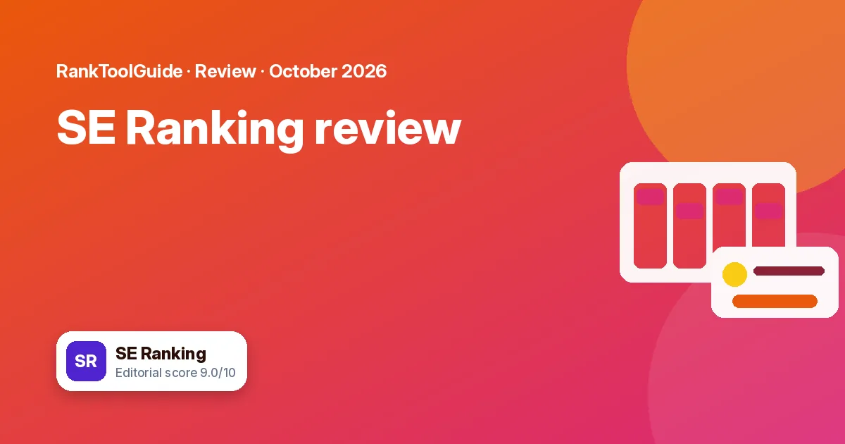 SE Ranking review: a budget-friendly suite for agencies: featured graphic
