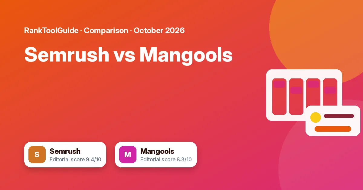 Semrush vs Mangools: full suite or simple keyword tool?: featured graphic
